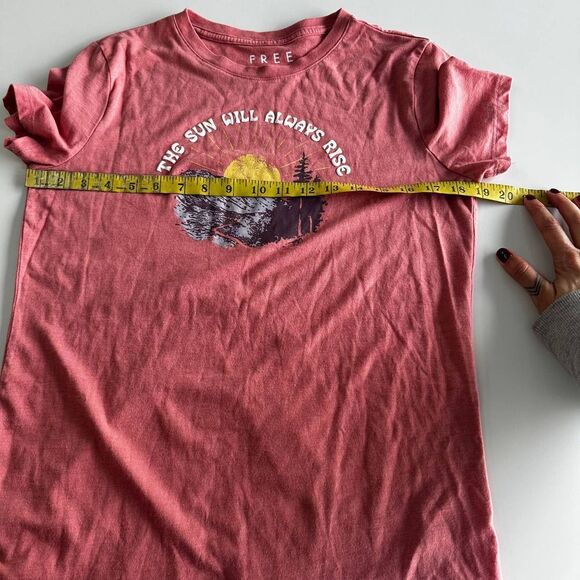 Free State Rust Red Graphic Short Sleeve Shirt- L - Picture 8 of 8